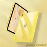 Case for iPad (A16) 11th Generation 11 Inch (2025), iPad 10th 10.9 Inch (2022) - with Clear Transparent Back Shell, Pencil Holder,Slim Trifold Stand Soft Protective Cover, iPad Covers (Case Only)