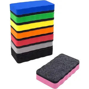 Dry Erase Erasers, 8 Pack Whiteboard Erasers, Dry Erase Board Eraser, White Board Eraser Cleaner, 8 Colors, Office Classroom  Supplies