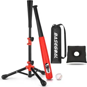 Baseball Tee for Kids Youth Stand Set Teeball Set Youth Baseball Softball Batting Tee Set Easy Adjustable Height