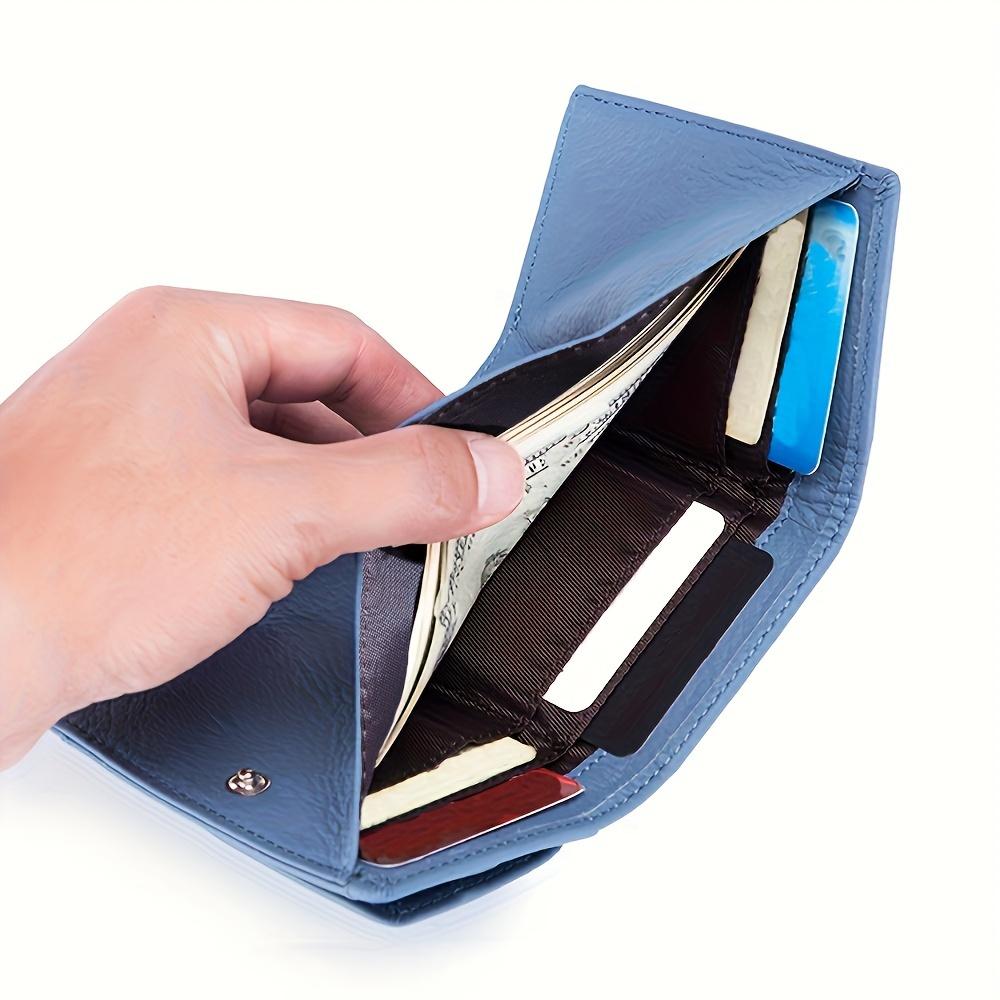 Leather wallet for women with multiple card slots, small wallet at a  discount, short and compact mini leather purse, pocket wallet tote bag crossbody luxury designer handbags