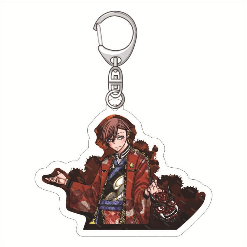 Manga Tougen Anki Acrylic Key Chain Figure Ikari Yaoroshi Shiki Ichinose Naito Mudano Cosplay Costume Key Tags Backpack Pendant