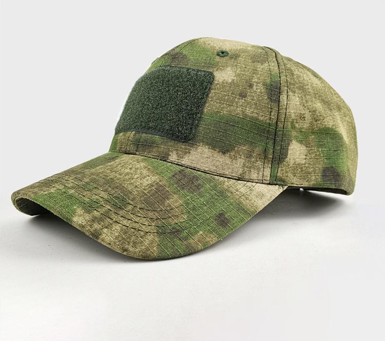 Oversized Tactical Camo Baseball Cap for Big Heads, Breathable Adjustable Dad Hat with Velcro Patch for Outdoor, Fishing, Hiking