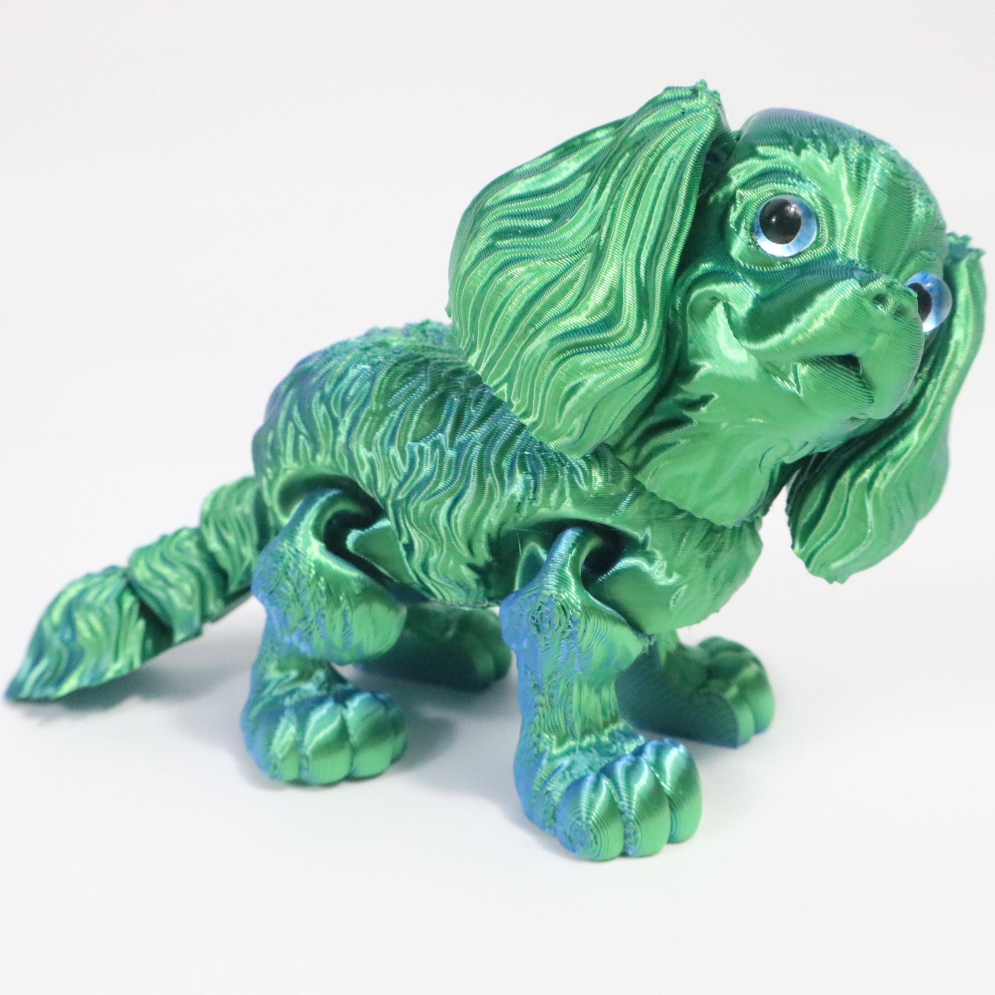 3D Printed Poodle Dog Figurine, Large & Small Sizes Available Decorative Fidget Figurine, Durable Plastic Material, Perfect Gift for Any Occasion, Articulated Fidget Figurines, Doll Figurines, Collectible Figurines