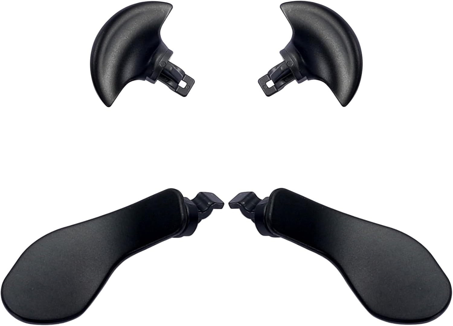 4 count Metallic  Paddles for PS5 Edge Controller, Interchangeable Metal Stainless Steel  Buttons Replacement for PS5 Edge Controller - Controller NOT Included