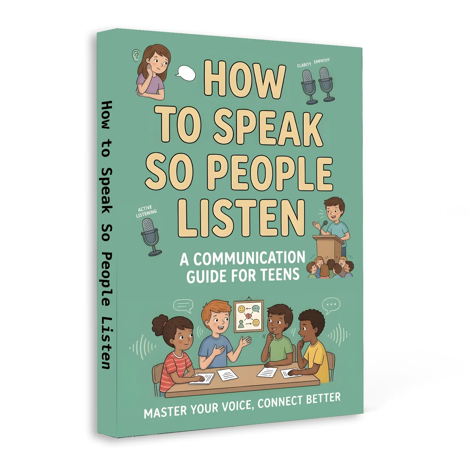 Teen Communication Skills Guide, Confidence, Social Skills, Better Conversations, Listening, Speaking and Self Expression