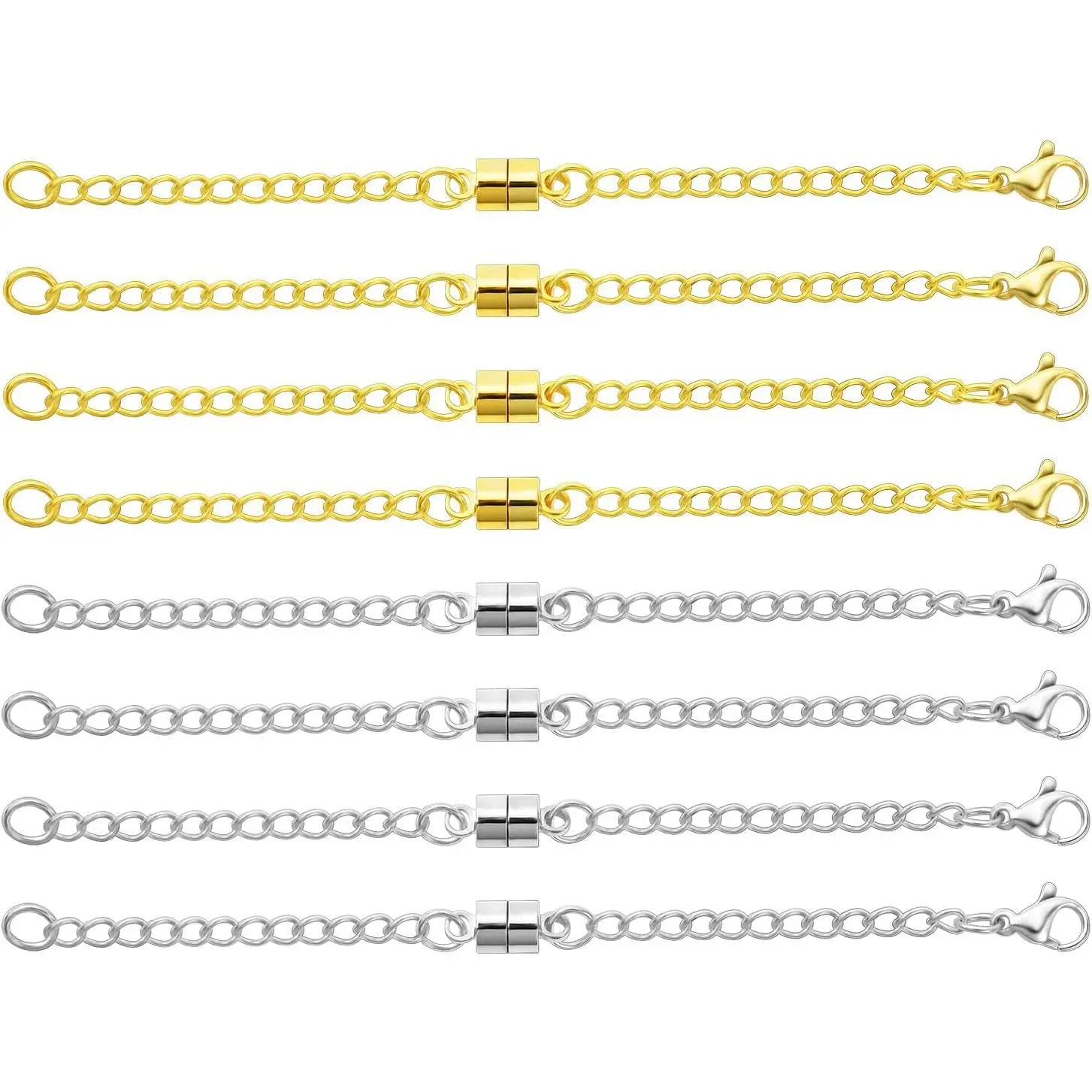 Necklace Extender  and 14K  Adjustable Chain Extenders for Necklaces,  Clasps and Closures for Women
