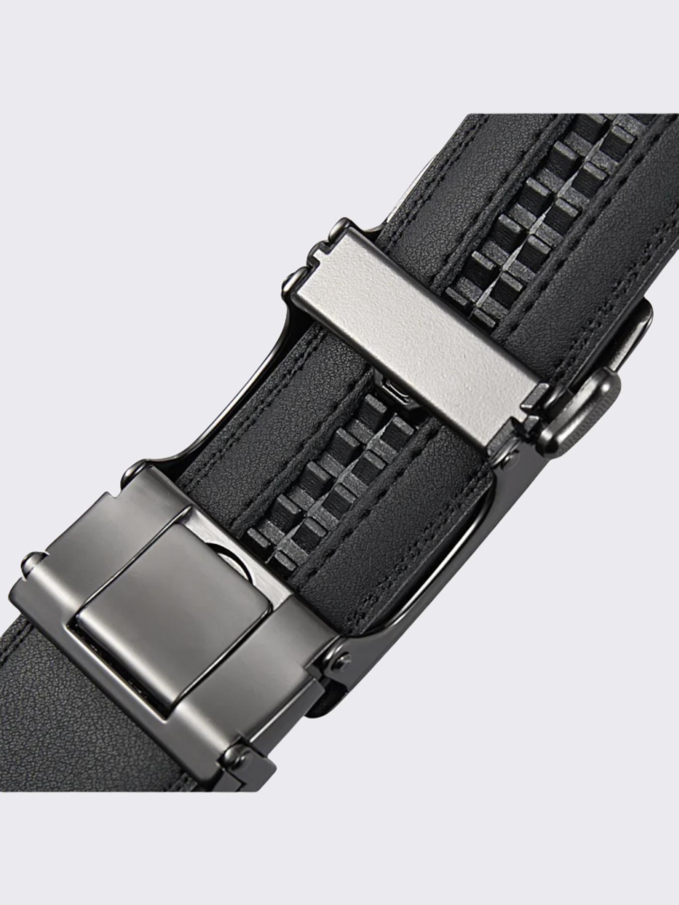 Men's Business Fashion Belt, Casual Automatic Buckle Belt, Fashion Belt for Party, Daily Clothing Decor, Trendy All-match & Exquisite Belt for Gift