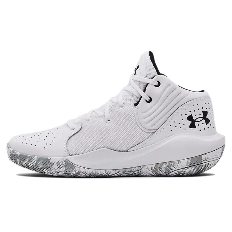 Under Armour Jet 21 Men's Basketball Shoes: Rounded Toe, Breathable Mesh, Non-Slip Durable Mid-Top Verifiable, with credentials and supporting global authentication
