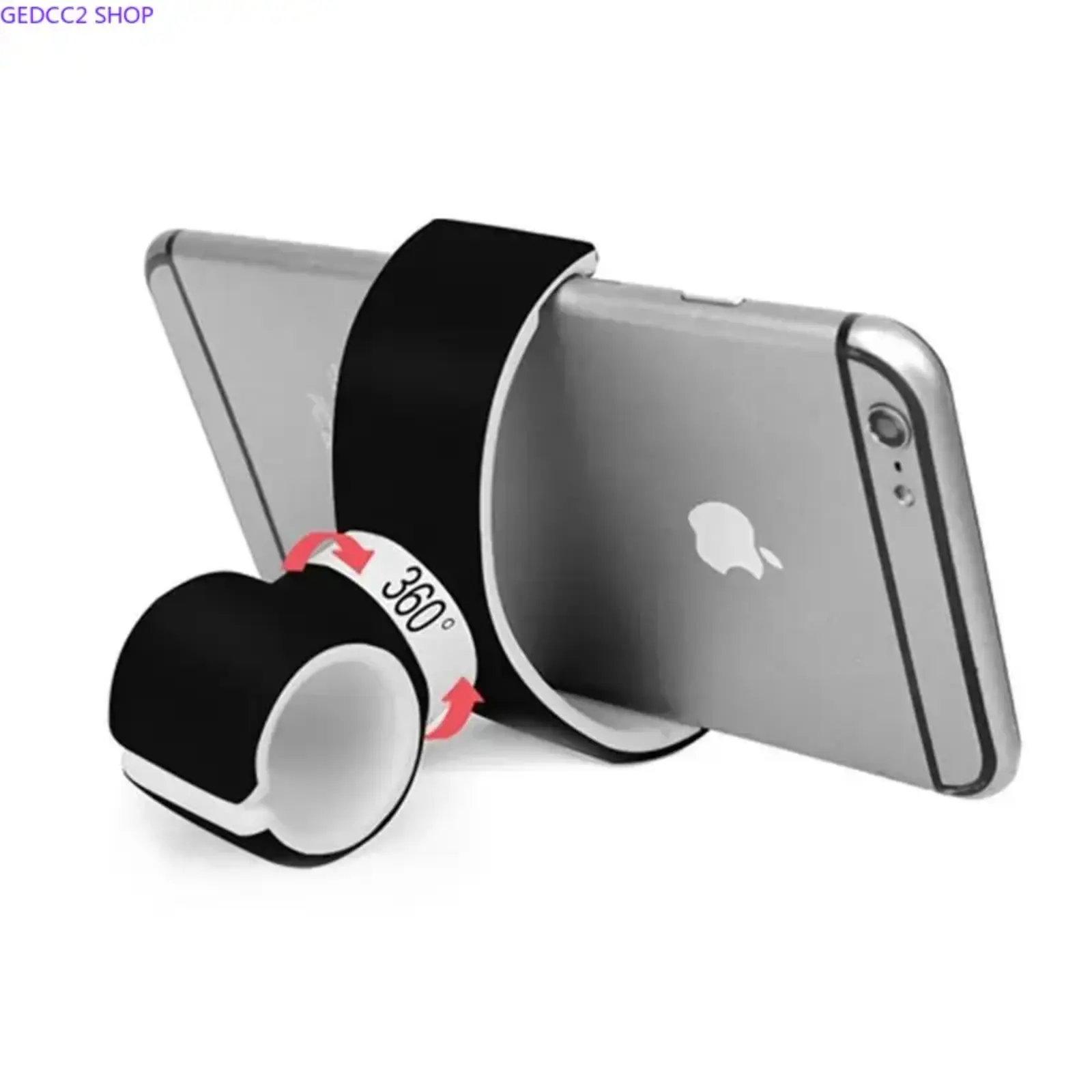 Universal Car Phone Holder Mount, Adjustable Air Vent Smartphone Stand for Hands-Free GPS Navigation, Compatible with iPhone & Android Devices