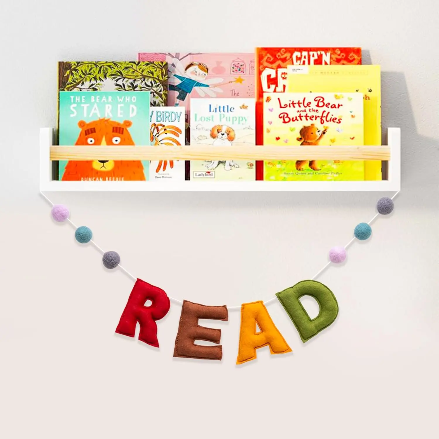 Read Sign - Boho READ Felt Garland Banner, Reading Corner Decor for classroom, Read  Banner for  Reading Nook Wall Art  Decor, Read Signs for Classroom Library Family Playroom Decor