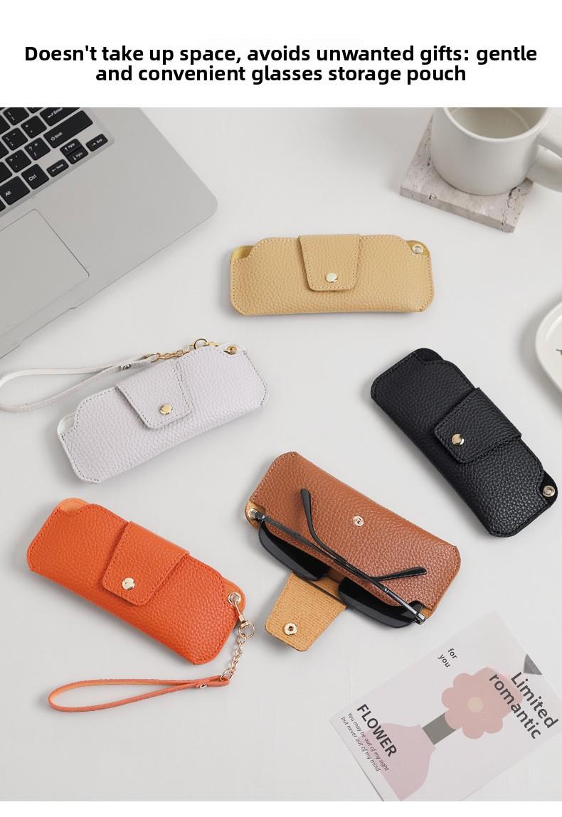 Sunglasses Case with Wrist Strap – Hard Shell Protective Eyewear Pouch, Portable Travel Glasses Holder, Pressure Resistant Storage Bag for Women Men