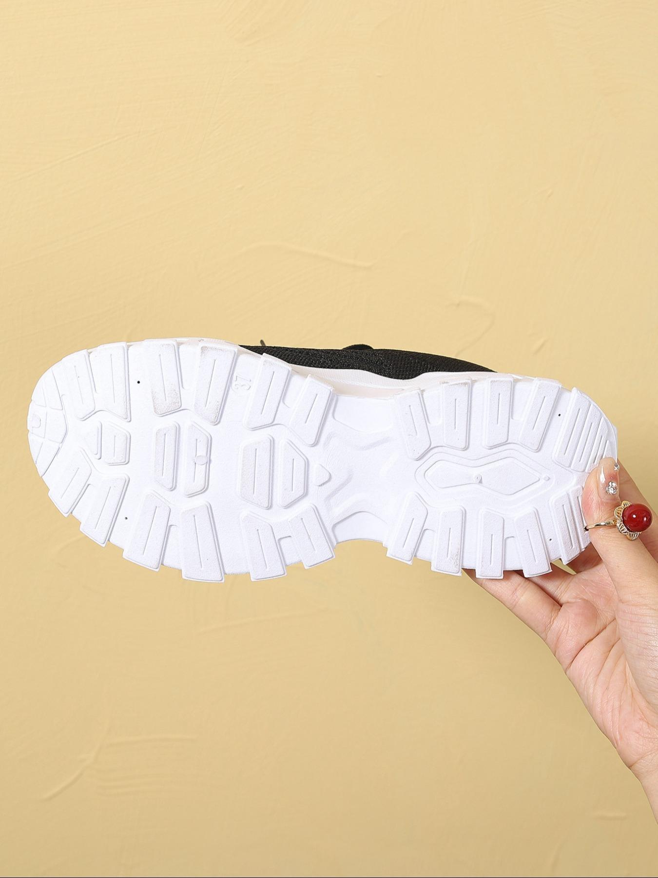 Women's Fashionable Lace Up Low Top Sneakers, Casual Comfortable Sports Running Shoes, Lightweight Breathable Sneakers for Daily Wear, Outdoor Sneakers, Jogging Shoes, Workout Sneakers, Casual Running Footwear