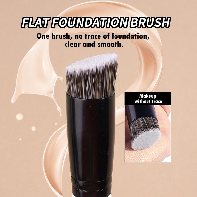 MAANGE 2pcs/3pcs/6pcs,Cosmetic Brush Set,Angled Foundation Brush Powder Brush Concealer Brush Smudge Brush Eyeshadow Brush Nose Shadow Brush Detail Brush for Flawless Application,Essential Tools for Makeup Lovers