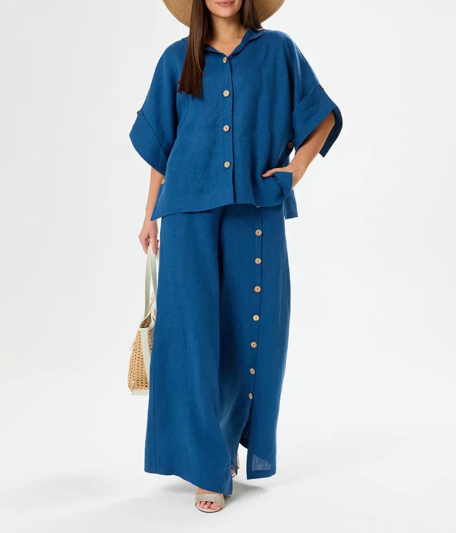 Women’s Spring 2-Piece Hooded Sweatshirt & Pants Set – Casual Loose Fit Outfit