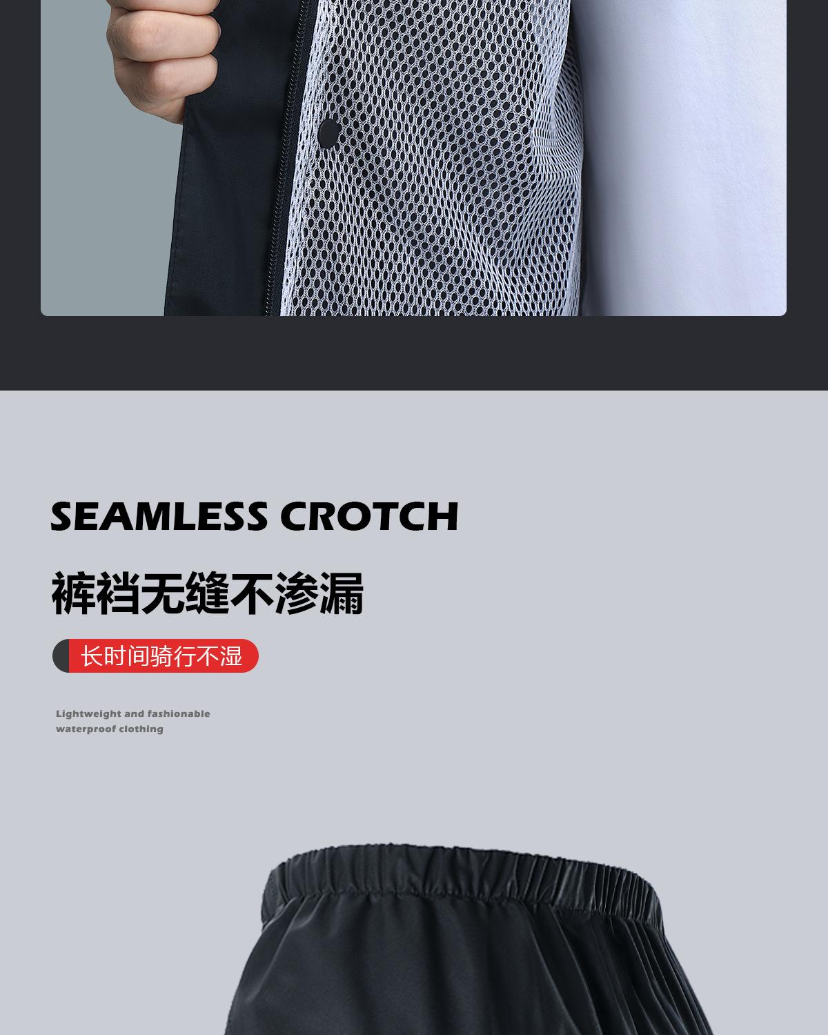 Men'S Raincoat And Rainpants Set, Two-Piece Long Style, Full-Body Rain Protection, Specifically Designed For Electric Motorcycle Delivery Riders Men'S Rain Suit High Visibility Reflective Work Rain Jacket Pants For All Sport Farm Fishing Motorcycle