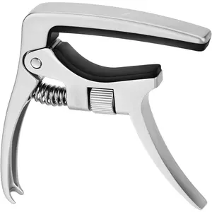 Guitar Capo Adjustable Trigger Tension for 6 Strings Acoustic and Electric Guitars with Bridge Pins Puller