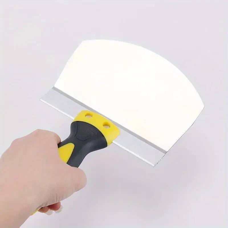 1pc Stainless Steel Wall Paint Plaster Shovel, Putty Knife Scraper, Paint Feeder Filler Shovel, Construction Tool