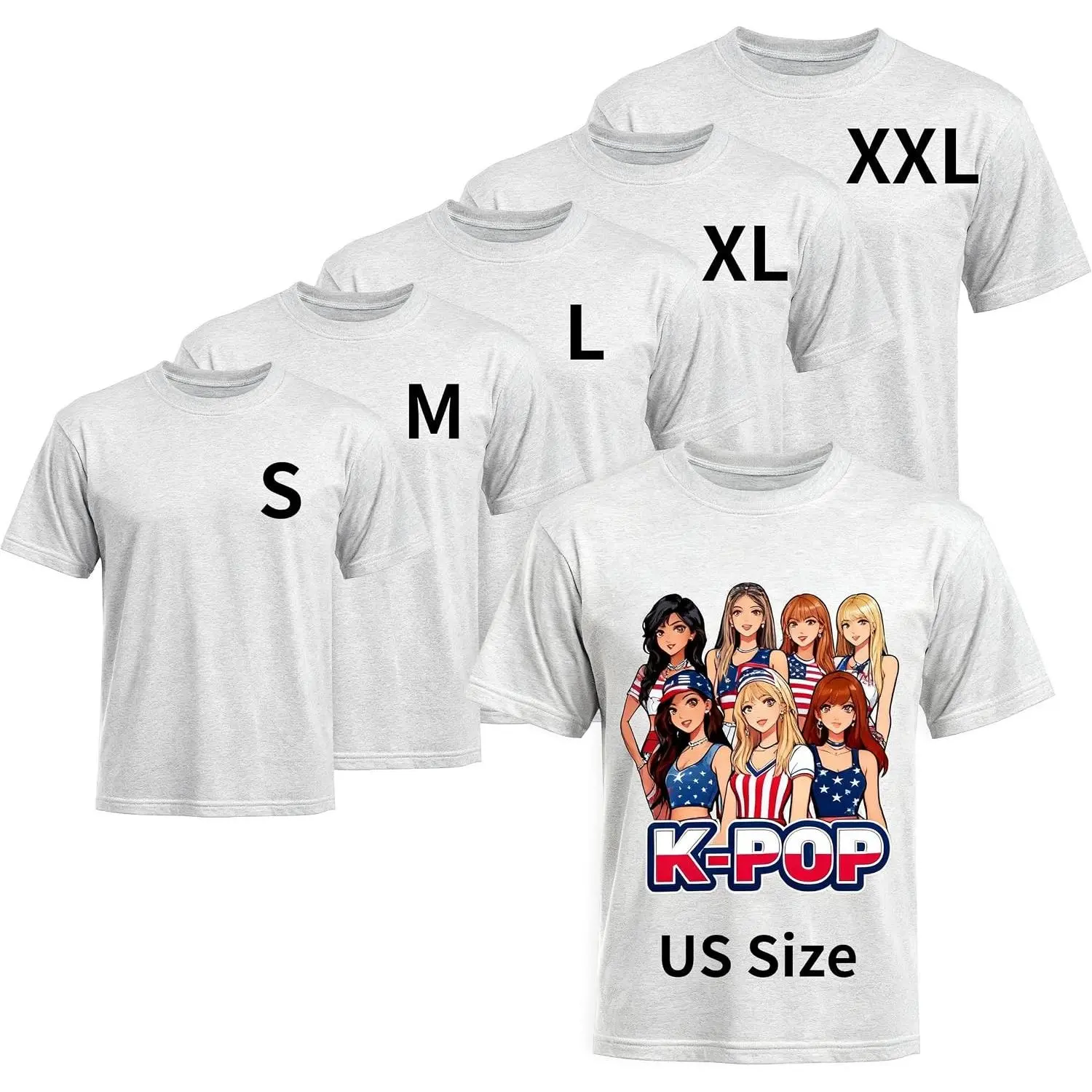 5 PCS Unisex Sublimation Blanks Bulk Polyester T Shirts for Sublimation Crew Neck Short Sleeve Wholesale DIY Gifts