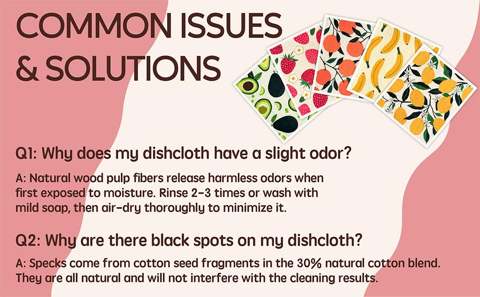 Swedish Dishcloths for Kitchen 5 Pack Super Absorbent Reusable Paper Towels Washable Biodegradable Quick Drying Dishwasher Safe Compact Design Cleaning Wipes