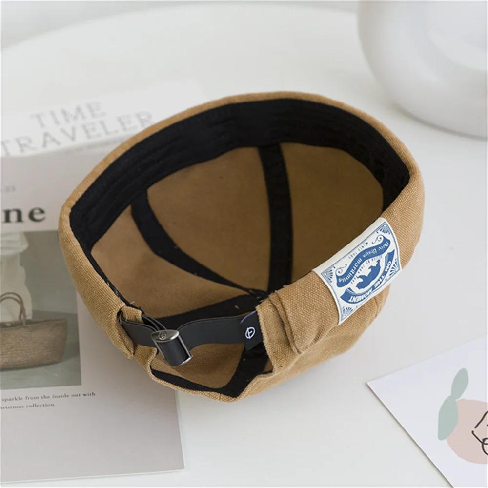 Fashion Cotton Brimless Hat Men Women Retro Skullcap Melon Docker Cap Street Hip Hop Without Visor Summer Outdoor Beanie Gorras