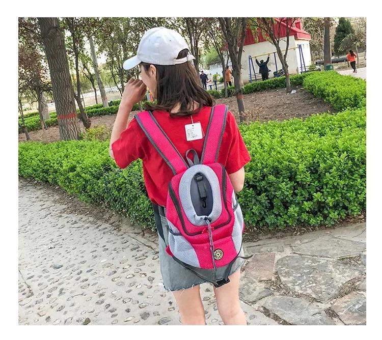 New Double Shoulder Portable Travel Backpack Outdoor Pet Dog Carrier Bag Pet Dog Front Bag Mesh Backpack New Double Shoulder Portable Travel Backpack Outdoor Pet Dog Carrier Bag Pet Dog Front Bag Mesh Backpack