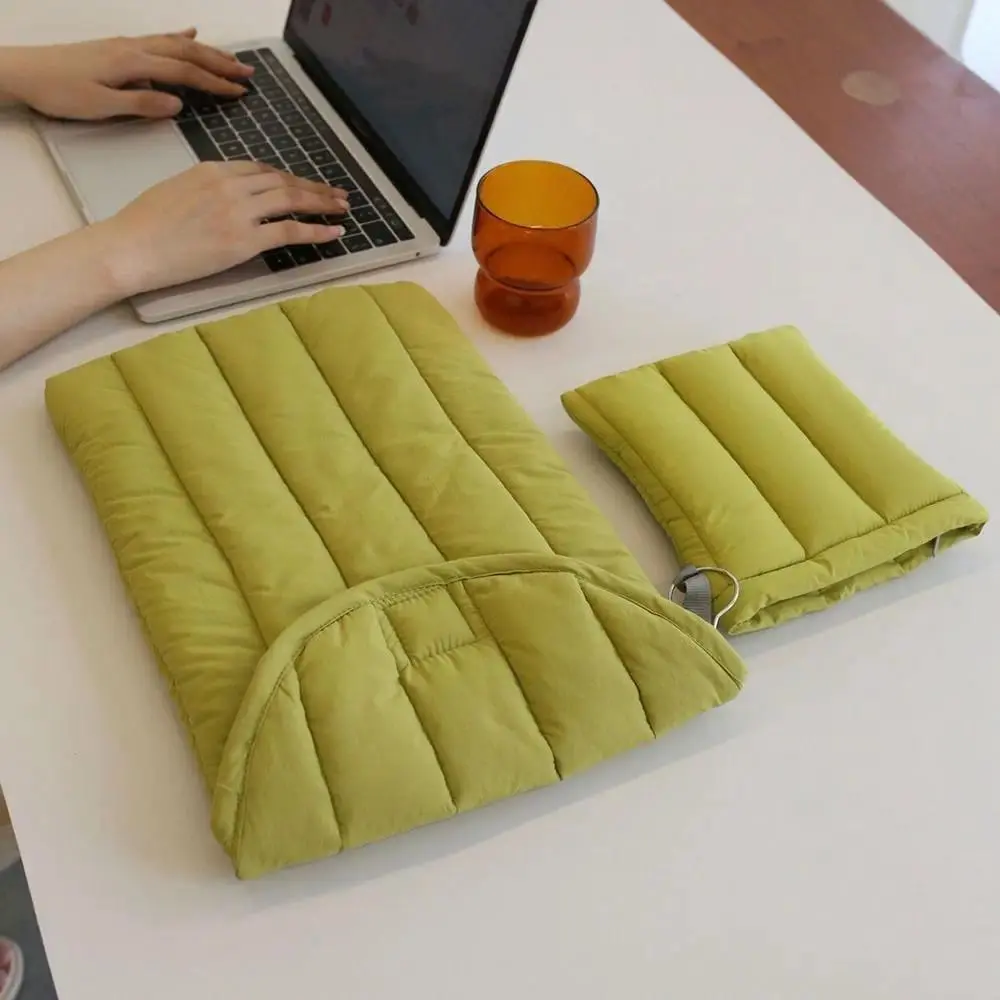 Shockproof Laptop Bag Soft Water Resistant Tablet Sleeve Embroidered Cotton 11/13/15 Inch Protective Cover for Lenovo/HP/Dell