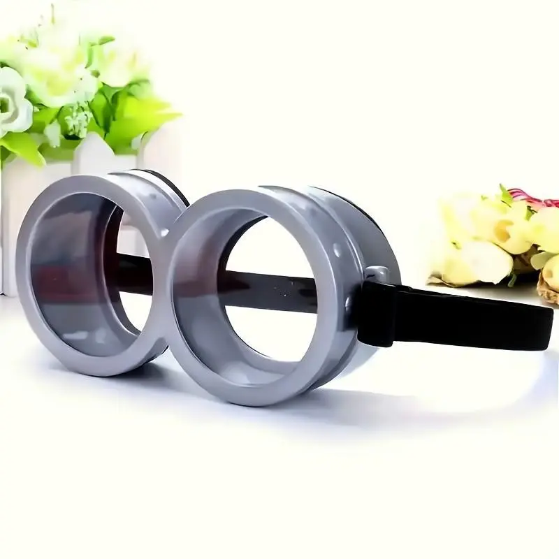 Funny 3D Round Party Glasses Without Lenses, Unique Role-Playing Accessory, Durable and Comfortable, Perfect for Halloween, Christmas, Graduation, Birthday, Events