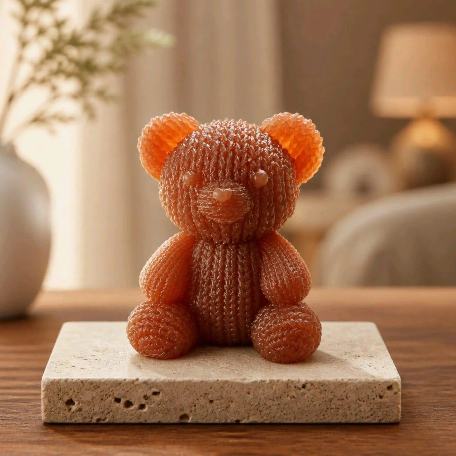 Handmade Flocked Taba Collectible Toy, Animal-Shaped Unisex Stress Relief Item with Flocked Fabric and Soft Texture for Classic & Novelty Toy Enthusiasts