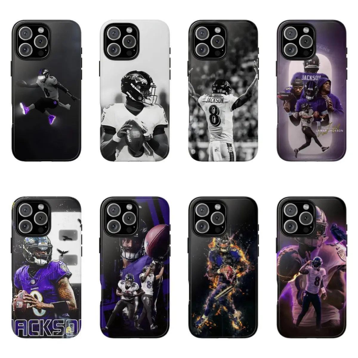 Lamar Jackson American Football Quarterback Phone Case, Sporty Fan Gift phone Cases For iPhone 12/13/14/15/16Promax Promax Plus and 17 Pro Promax Air,The perfect gift for his or her on holidays, parties, or birthdays.