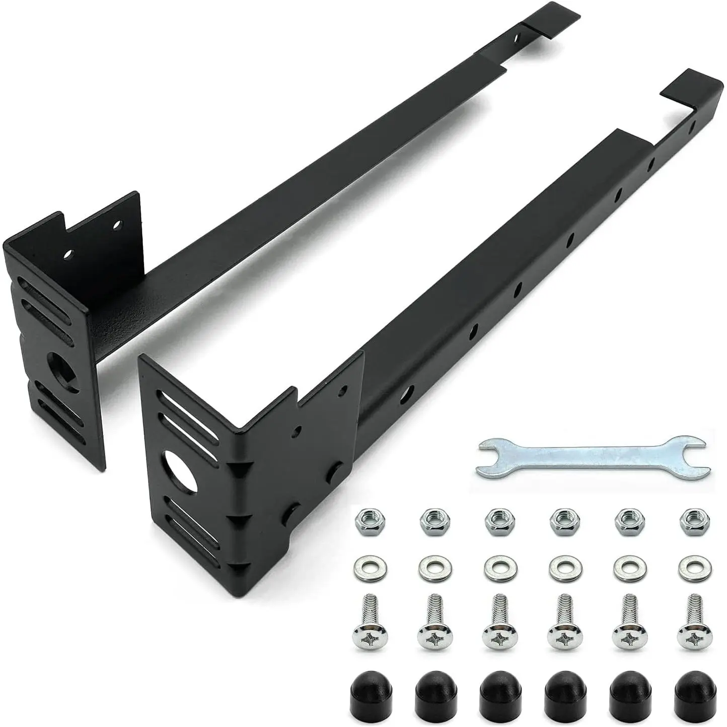 Bed Frame Footboard Extension Brackets Set Attachment Kit | Fit for , Full, , or  Size Beds