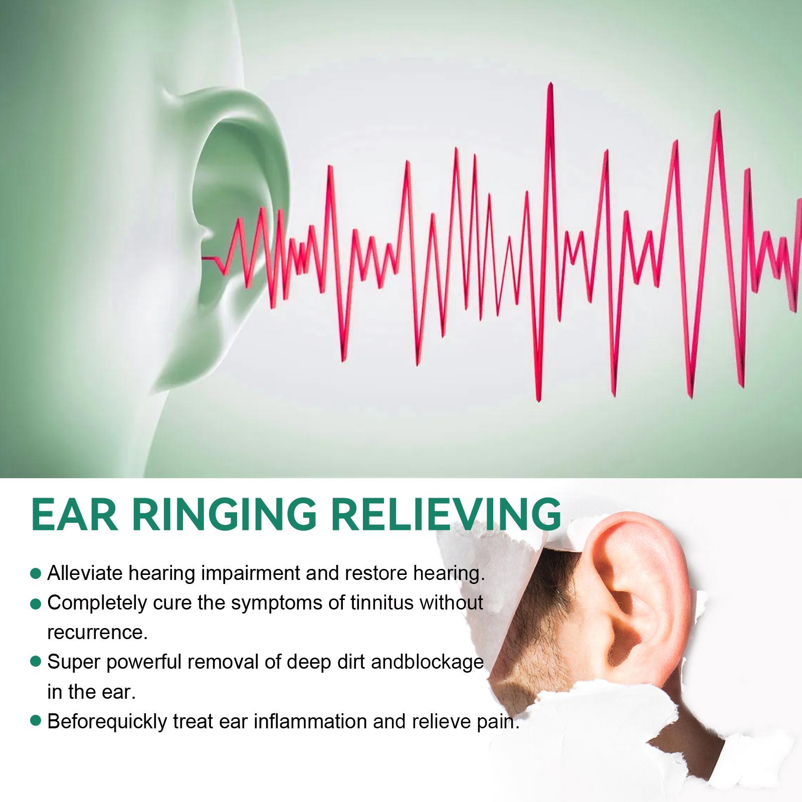 EELHOE Tinnitus Ear Drops Clean Earwax Relieve Tinnitus Ear Back Ear Discomfort Ear Drops Ear Hygiene Ear Care Relief Formulas EELHOE Tinnitus Ear Drops Clean Earwax Relieve Tinnitus Ear Back Ear Discomfort Ear Drops Ear Hygiene Ear Care Relief Formulas