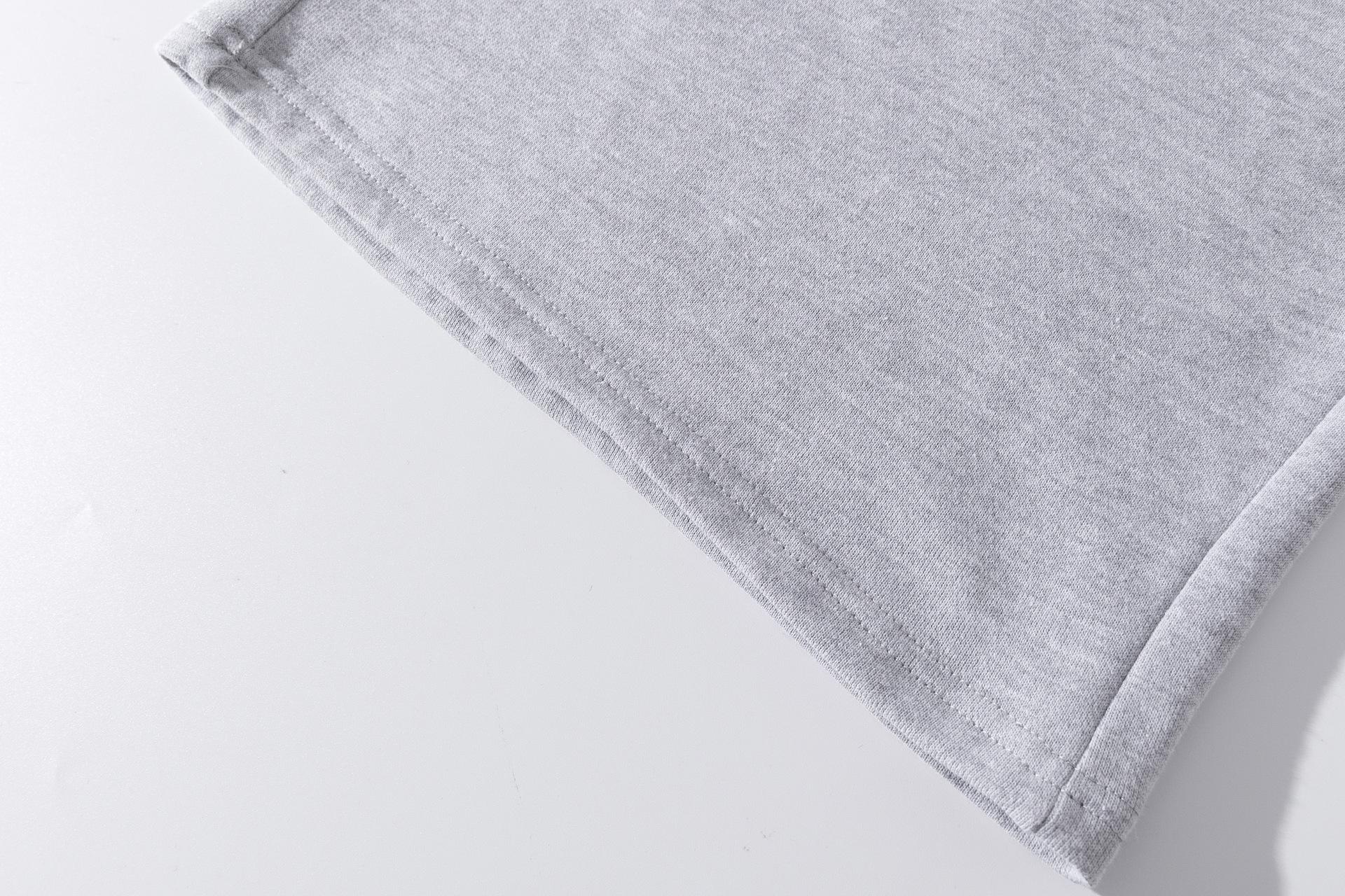 300G Loopback Cotton Shorts - Blank Solid Color Casual Unisex Summer Shorts, Quarter & 5-Inch Lengths, Loose Fit Sweat Shorts