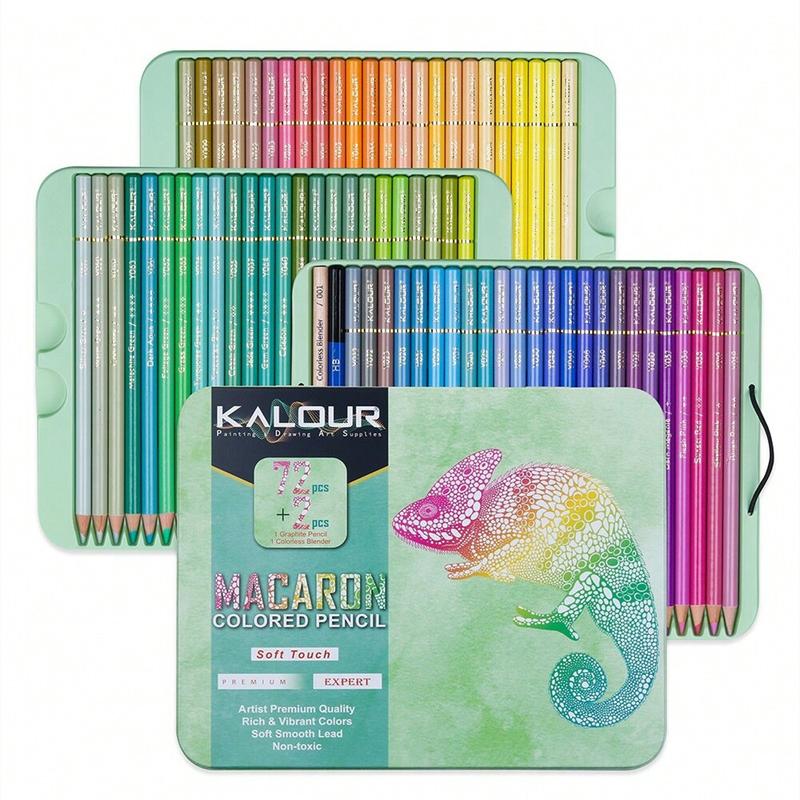 Colored Pencil Set, 50/72pcs/box Soft Core Oil Based Drawing Pencil Set, Art Supplies for School Dormitory Home Office