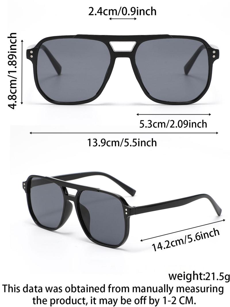 Unisex Vintage Trendy Aviator Sunglasses, Aviator Shades, Retro Outdoor Sports Sunglasses, Fashionable Sunglasses for Men & Women for Everyday Use