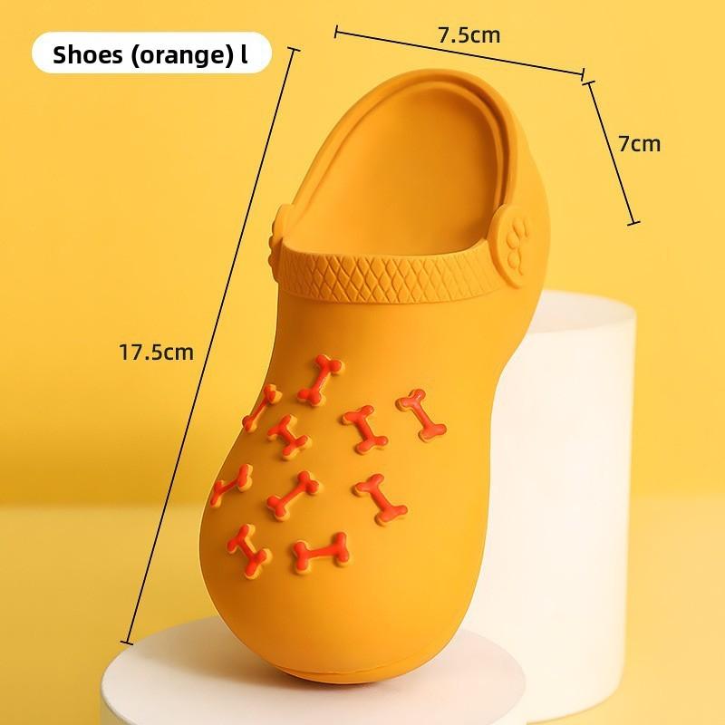 Squeaky Dog Toy - Soft Teething Chew Shoe for Puppies & Small Dogs - Durable Stuffed Animal with Built-in Squeaker - Fun Fetch & Cuddle Toy