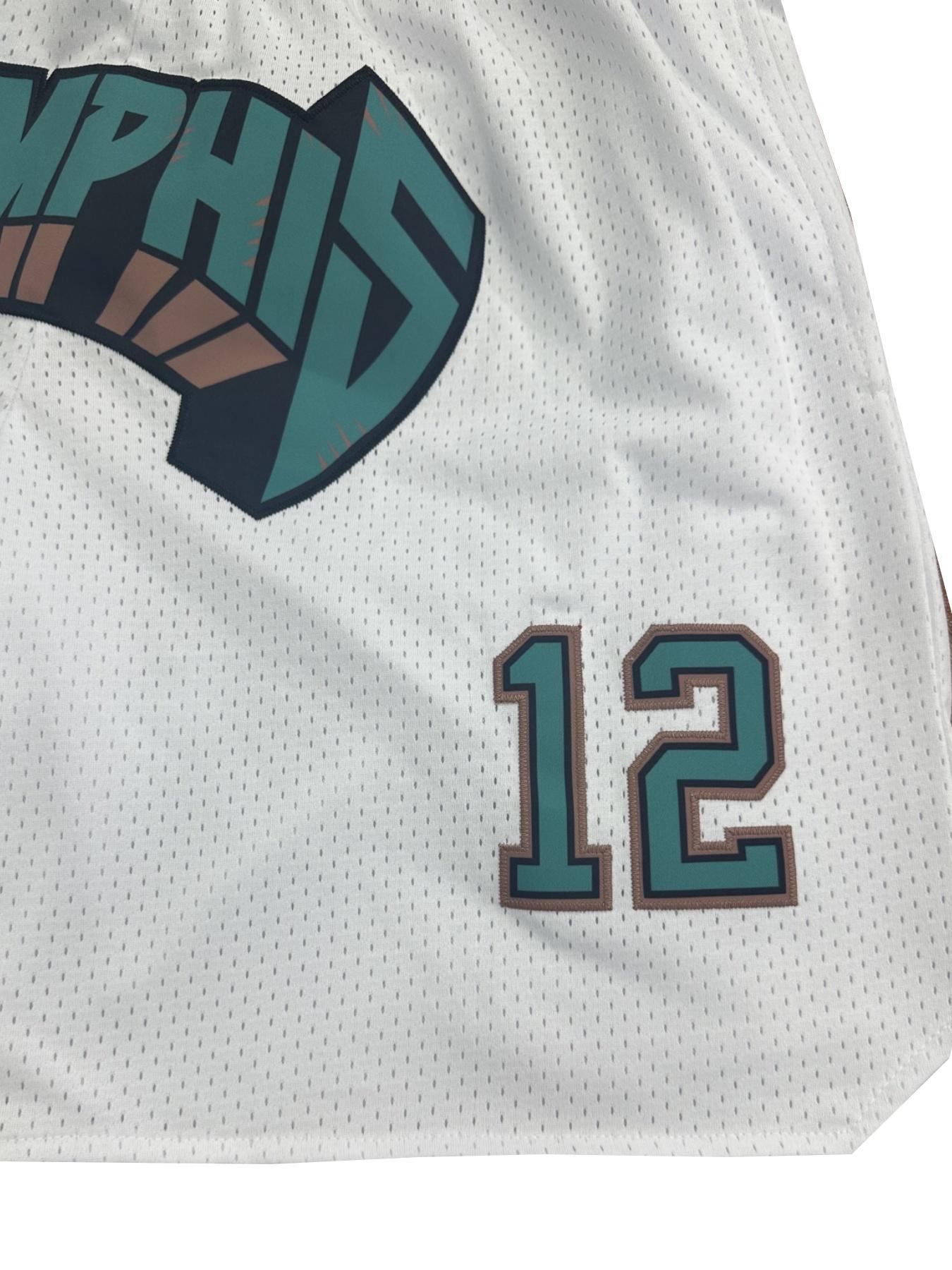 Men's Letter & Number Embroidery Pocket Basketball Shorts, Loose Casual Breathable Quick Drying Shorts for Outdoor Sports, Men's Sportswear for Basketball, Athleisure Style Bottoms, Gym Apparel, Athletic Shorts, Streetwear Sports Shorts