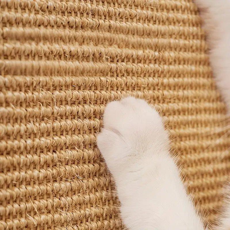 Cat Scratcher, Sisal Cat Scratcher, Mess-free Cat Scratcher, Sofa-safe Design for Exercise & Rest, Perfect Gift for Cats
