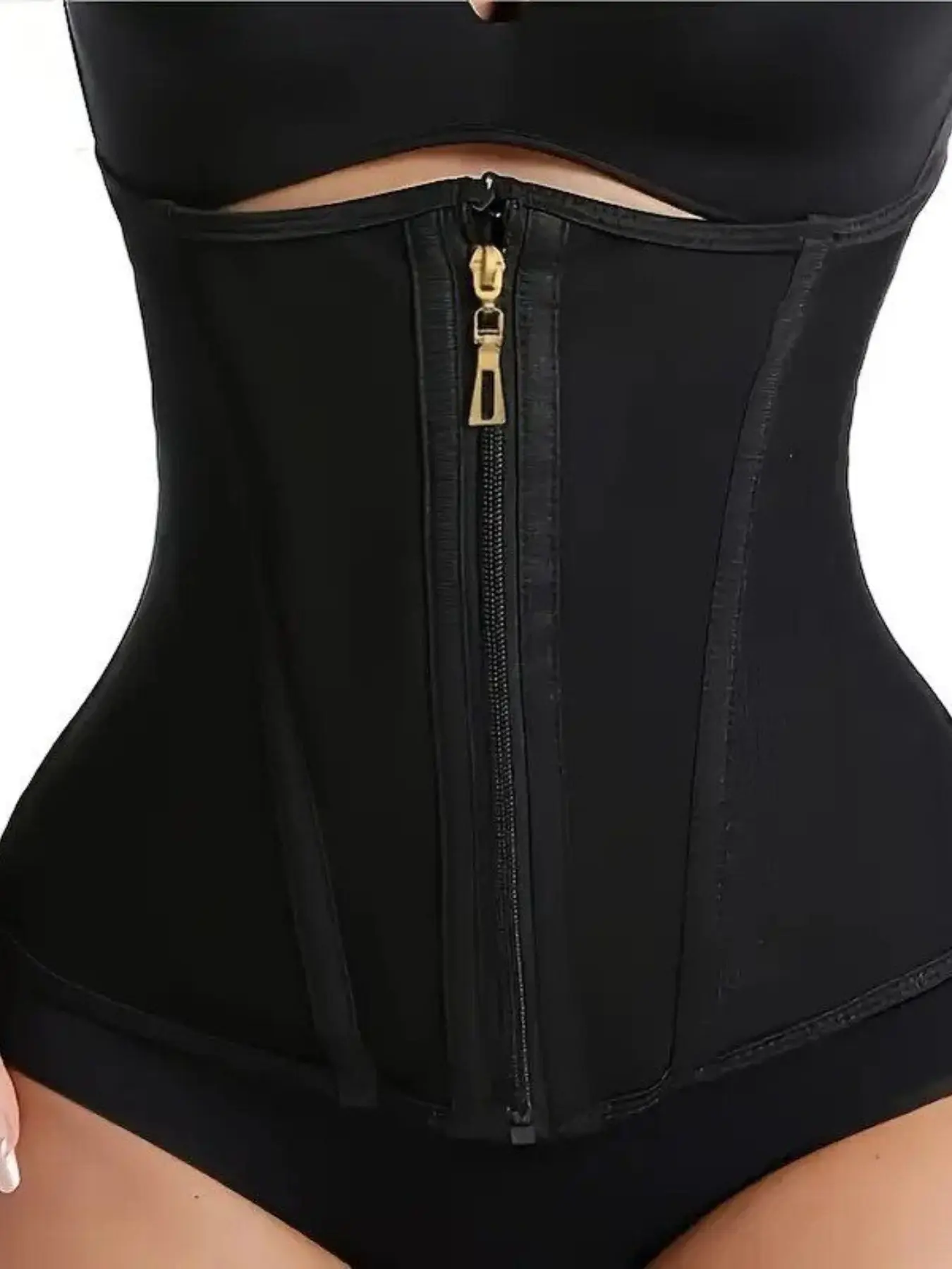 Women's Zipper Buckle Sauna Waist Trainer, Sport Fitness Belt, Comfortable, Durable & Minimalist Design, Ideal for Workout Sessions