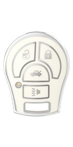 for Nissan Key Fob Cover Car Key Fob Case Shell Fit for Nissan Rogue Altima Sentra Pathfinder Titan Murano Kicks Versa Armada Leaf Smart Key Car Accessories Protector, Purple