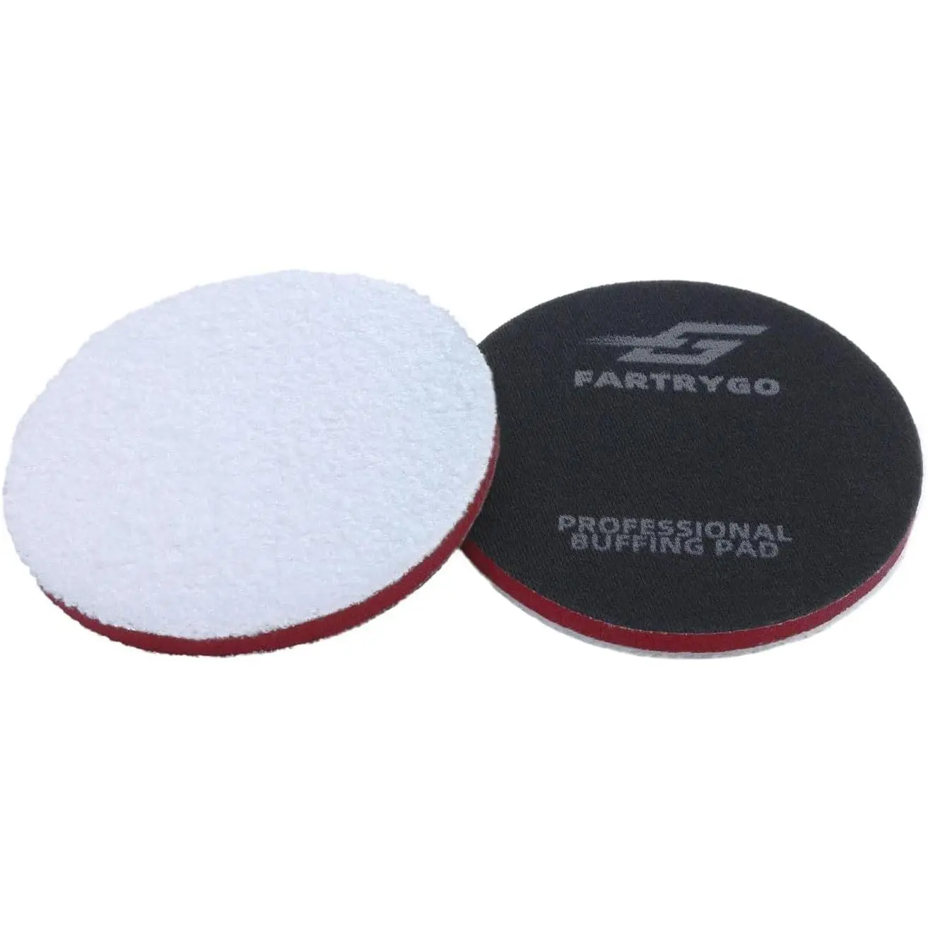 6 Inch Microfiber Cutting Pads – 2 Pack Heavy Cutting Buffing Pads for Large Surface Paint Correction – High-Cut Pads for DA & Rotary Polishers – Swirl & Scratch Remover