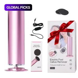 Electric Foot File, 1-Count Foot Dead Skin Remover, Professional Foot Care Device for Home & Travel, Gift Idea #GLOBAL PICKS
