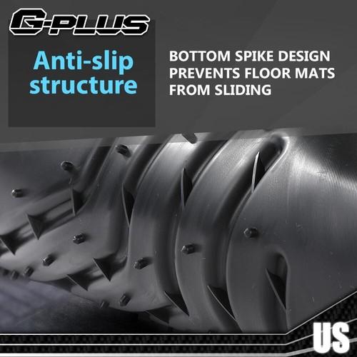 Fit For 15-24 Ford F-150 Super Crew Cab All Weather Floor Mats Black TPE Liners