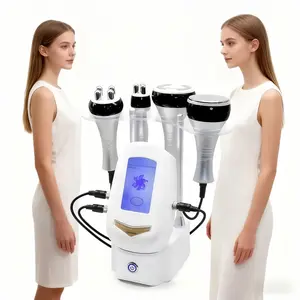 US standard plug, 4-in-1 beauty machine, with four handle care tools - facial, arm, waist, abdomen, leg body skin beauty device, suitable for home and salon full body massagers, 100-240V