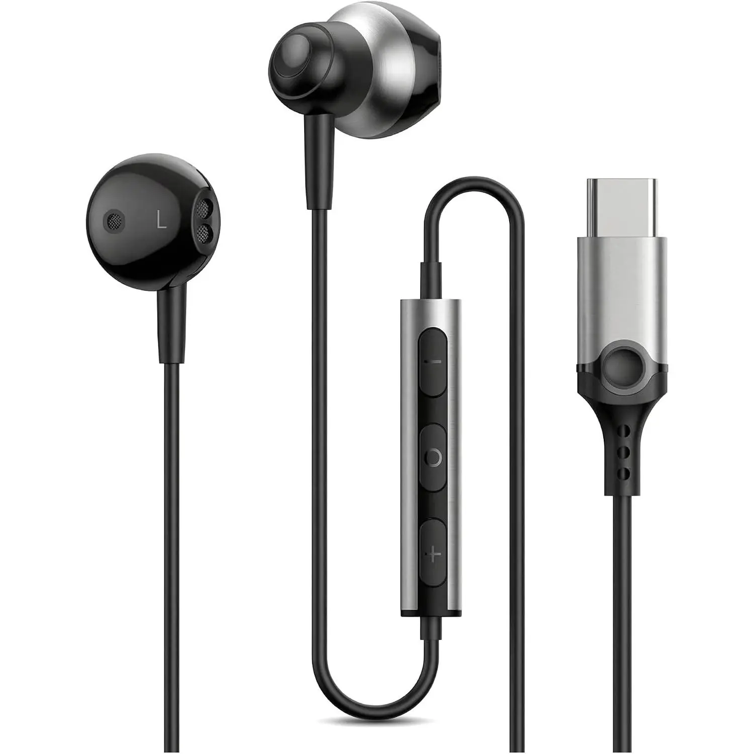 USB C Earphones Wired Ear Buds for Galaxy A16 A17 A36 5G A26 S25  A56 S25 Ultra Plus S24 FE A35 Z Fold 6 Type C in-Ear Headphones Headsets with Microphone for  17 16 Pro Max 16 15 Pro Max