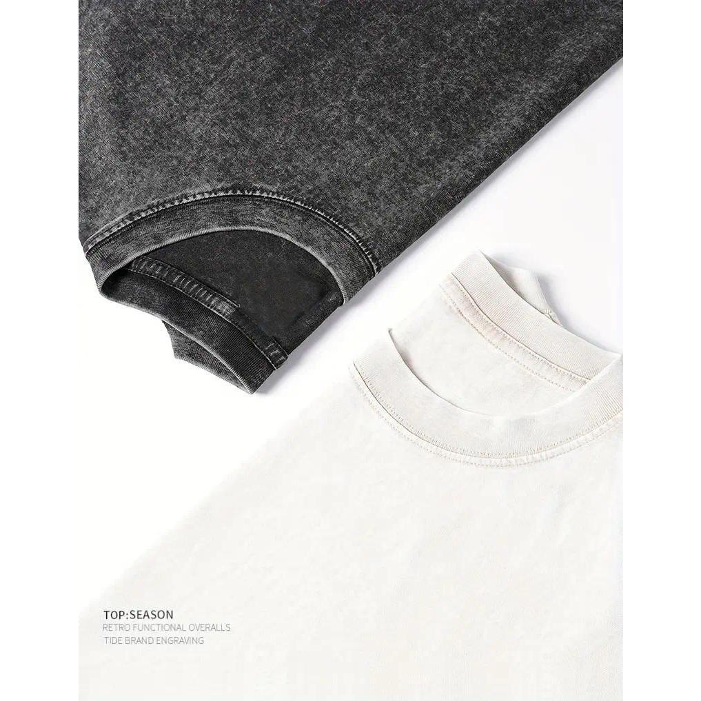 valentine shirts Tokyo Ghost Ken Kaneki Manga Printed T-shirt Vintage Washed Oversized T Shirt Pure Cotton Short Sleeve Tees Men Women Clothing