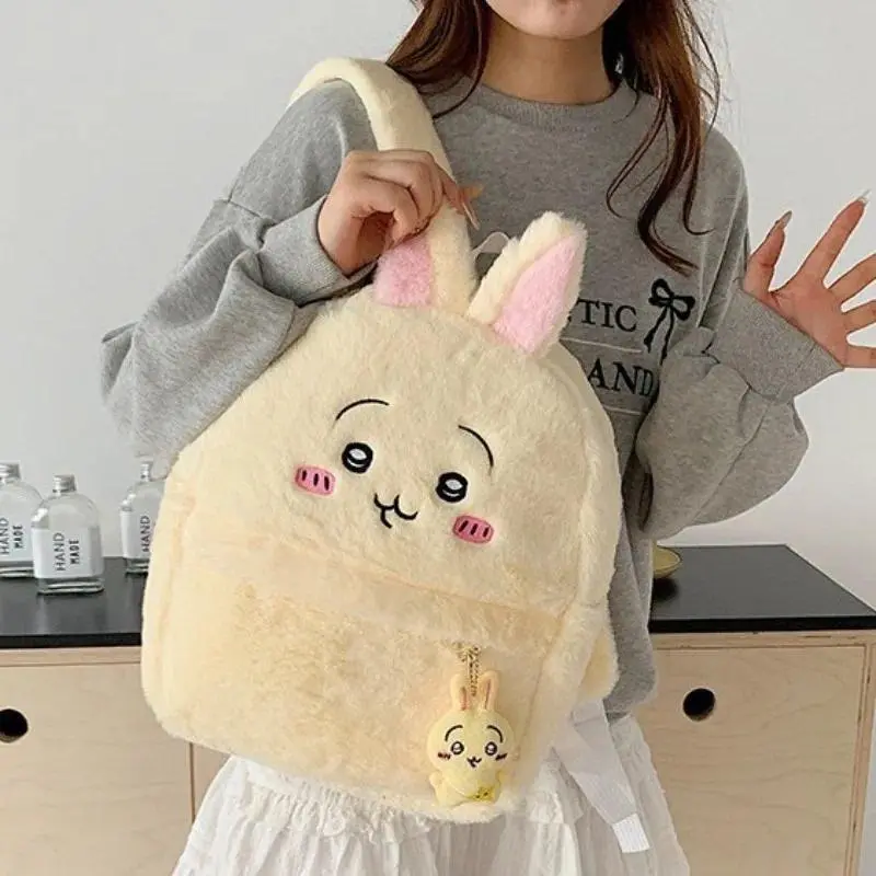 chiikawa .plush cute Usachiji Ikawa self-deprecating bear backpack large capacity bag for women  women backpack