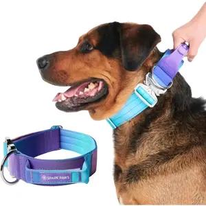 Comfort Control Tactical Dog Collar - Heavy Duty, Premium Quality, Thick and Durable for Large Dogs