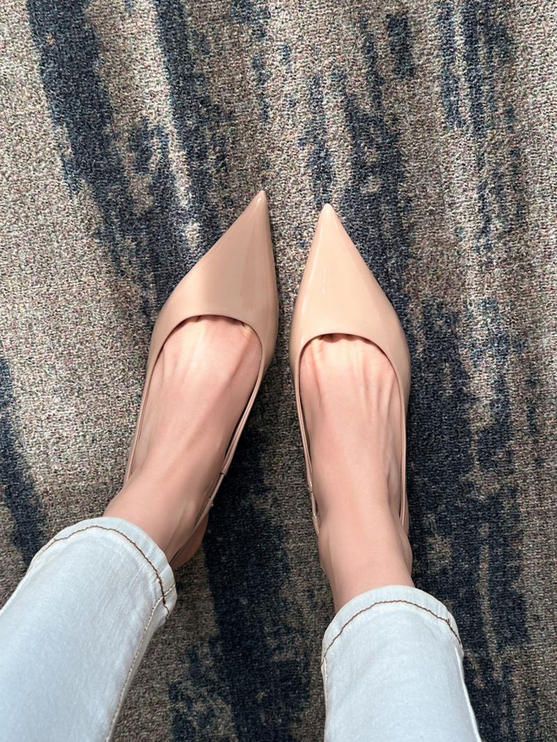 Women's Elegant Solid Color Pointed Toe Stiletto Heels, Fashionable High Heel Shoes for Party, Daily Clothing Decor for Women & Girls, Footwear