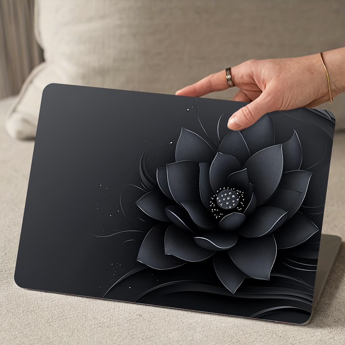 Lotus Pattern Laptop Sticker, Self Adhesive DIY Decorative Decal, Fashionable Laptop Decorative Sticker for HP, Dell, Lenovo, Apple, ASUS Laptop