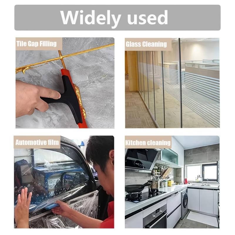 2pcs/Set Multifunction Tile Scraper Shovel Grout for Car Film Glass Snow Gap Filling Cleaning Ice Trowel Remover Construction Tool